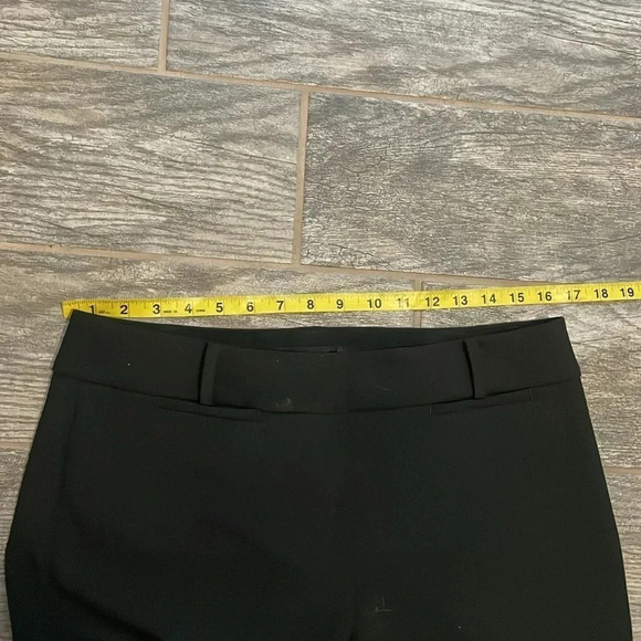 Talbots Curvy fit Flare pant trousers Black Women’s size 8 Business casual - Picture 7 of 14